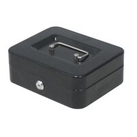 Cash Box Italplast Metal 8 Inch I08 Black