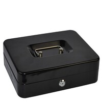 Cash Box Italplast Metal 10 Inch I10 Black