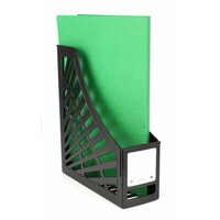 Magazine Stand Italplast I160GR GreenR Recycled Black 