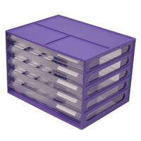 Document Cabinet Italplast I326 Fruit Grape Purple 