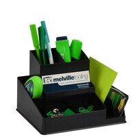 Desk Tidy Organiser Italplast I35 GreenR Recycled Black