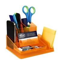 Desk Tidy Organiser Italplast I35 Neon Orange