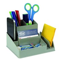 Desk Tidy Organiser Italplast I35 Space Grey