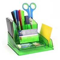 Desk Tidy Organiser Italplast I35 Tinted Green