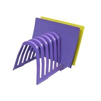 Step File Organiser Italplast Large Plastic I408 Fruit Grape Purple 