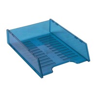 Document Tray Italplast Multi Fit I60 Tinted Blue