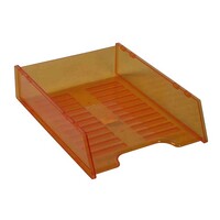 Document Tray Italplast Multi Fit I60 Tinted Orange