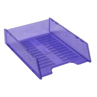 Document Tray Italplast Multi Fit I60 Tinted Purple