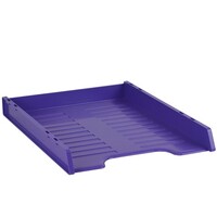 Document Tray A4 Slimline Italplast I65 Fruit Grape Purple 