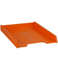 Document Tray A4 Slimline Italplast I65 Fruit Mandarin Orange 