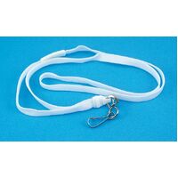 Lanyard Kevron Nylon Breakaway ID1018 Bag 25 White 