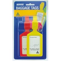 Key Tag Kevron ID25BP Traveltag 2 Luggage Tags/1 Keytag