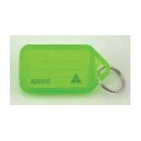 Key Tag Kevron ID30 Giant Bag of 25 Fluoro Green 