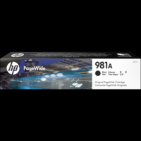 HP 981A BLACK PAGEWIDE CARTRIDGE APPROX 6K PAGES - FOR 586, 556 SERIES