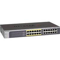 NETGEAR JGS524PE PROSAFE PLUS 24-PORT GIGABIT RACKMOUNT WITH 12-PORT POE 100W