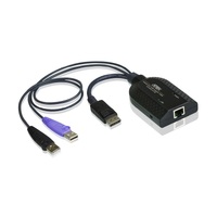 ATEN DISPLAYPORT USB VIRTUAL MEDIA KVM ADAPTER CABLE WITH SMART CARD READER 2YR