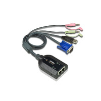 ATEN VGA USB VIRTUAL MEDIA KVM ADAPTER WITH AUDIO, DUAL OUTPUT FOR KM SERIES 2YR