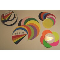 Kinder Paper Circles 120mm Fluoro Assorted Pack 100