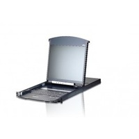 ATEN 19" DUAL RAIL 8 PORT LCD KVM OVER IP 2YR