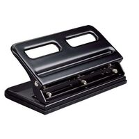 Hole Punch Colby 3 Hole Adjustable Heavy Duty KW963 Black Kw Trio