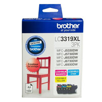 Brother LC3319XL CMY Colour 3Pk