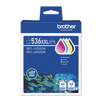 Brother LC-536XXL BCMY Pack