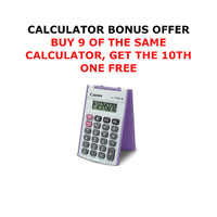 LC210L 8 DIGIT X LARGE DISPLAY HARD COVER - BUY 9 GET 1 FREE
