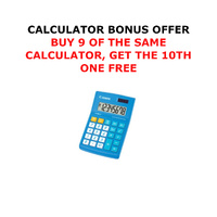 LS88VIIB BLUE 8 DIGIT DESK TOP ANGLE DISPLAY - BUY 9 GET 1 FREE