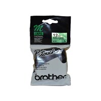 Brother P Touch Tape M731 12mm Black on Green