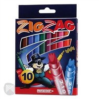 Marker Micador Fibracolor Zig Zag Lines Pack 10