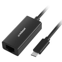 mbeat®  USB-C Gigabit Ethernet Adapter - Black