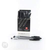 Pen Ballpoint Micador Medium Black Box 12