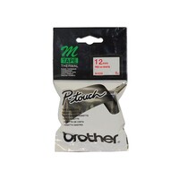 Brother P Touch Tape MK232 12mm Red on White Thermal