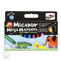 Marker Fibracolor Mega Color Washable Box of 10 MMAMG10