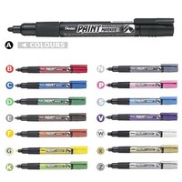 Paint Marker Pentel MMP20 Box 12 Assorted