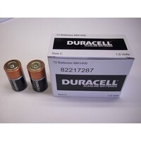 Battery Duracell Alkaline C Bulk Box 12