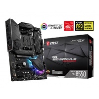 MSI MPG B550 GAMING PLUS AM4 ATX MB 4xDDR4 4xPCIE 2xM.2 HDMI DP RAID LAN 6xSATAIII 2xUSB3.2 8xUSB2.0