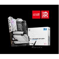 MSI MPG Z790 EDGE WIFI DDR4 Intel LGA 1700 ATX Motherboard, 4x DDR4~128GB, 1x PCI-E x 16, 1x PCI-E x 4,  5x M.2, 7x SATA, 10x USB 3.2,