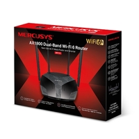 TP-LINK MERCUSYS AX1800 WI-FI 6 DUAL-BAND ROUTER, GbE WAN(1), GbE LAN(3), ANT(4), 2YR
