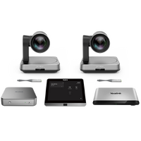 Yealink MVC940 Teams Video Conference Kit For X-Large Rooms, 2x UVC84 Camera, 1x MCore Kit, 2x WPP20, No Audio Devices Included