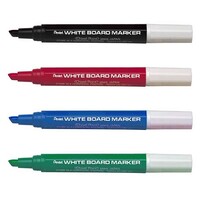 Whiteboard Marker Pentel Dry Erase Chisel Point MW6A Black Box 12