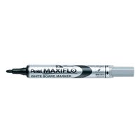 Whiteboard Marker Pentel Maxiflow Bullet Point Black MWL5MA Box of 12