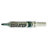 Whiteboard Marker Pentel Maxiflow Bullet Point Green MWL5MD Box of 12