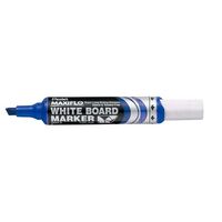 Whiteboard Marker Pentel Maxiflow Chisel Point MWL6C Blue Box 12