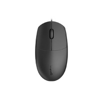 RAPOO N100 Wired USB Optical 1600DPI Mouse Black - No Driver Required/ Designed for Notebook Laptop Desktop PC