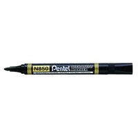 Marker Pentel N850 Permanent Bullet Point Black Box 12