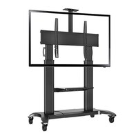 HEAVY DUTY MOBILE TV STAND CF 100 60 - 100 UP TO 90KG HEIGHT ADJUSTABLE
