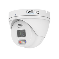 IVSEC TURRET IP CAMERA 12MP 3.6MM FIXED LENS 15FPS POE IP66 30M IR ADV DET