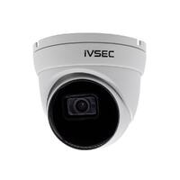 IVSEC TURRET IP CAMERA 12MP 3.6MM FIXED LENS 15FPS POE IP66 30M IR MIC IVS