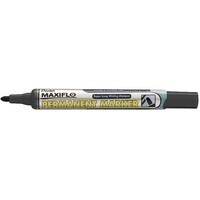 Marker Pentel NLF50A Maxiflow Permanent Bullet Point Black Box of 12